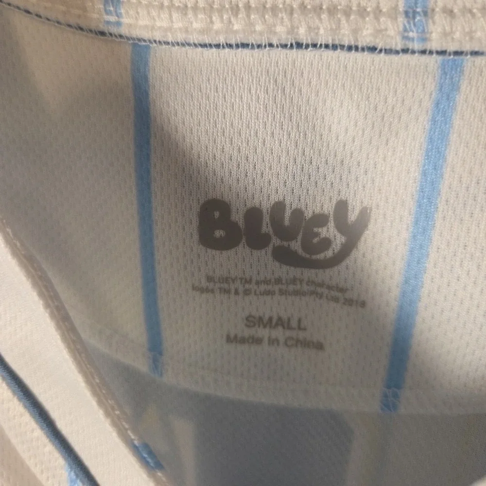 Boys' Bluey‎ Baseball Jersey - size small kids jersey NWT button up